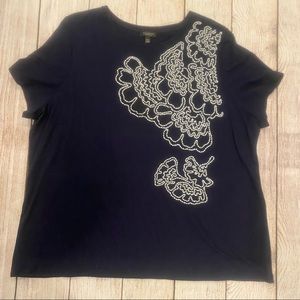 Talbots Beaded Tee